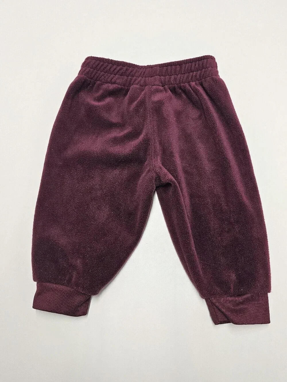 Nike Charming Fleece-Velour Plush Zip Jogger Tracksuit Burgundy/Maroon (6 month)
